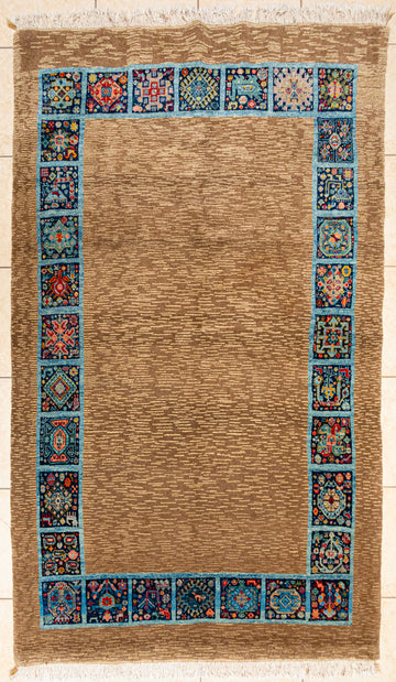 Hand Knotted Wool Gabbeh Rug