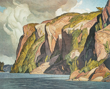 AJ Casson (Canadian 1898-1992) "Bon Echo"