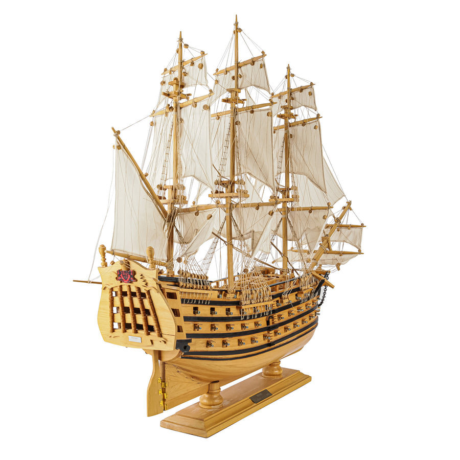 Model Ship HMS Victory With Acrylic Display Case