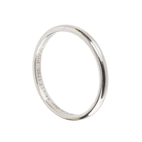 CARTIER PT950 1895 Wedding Band