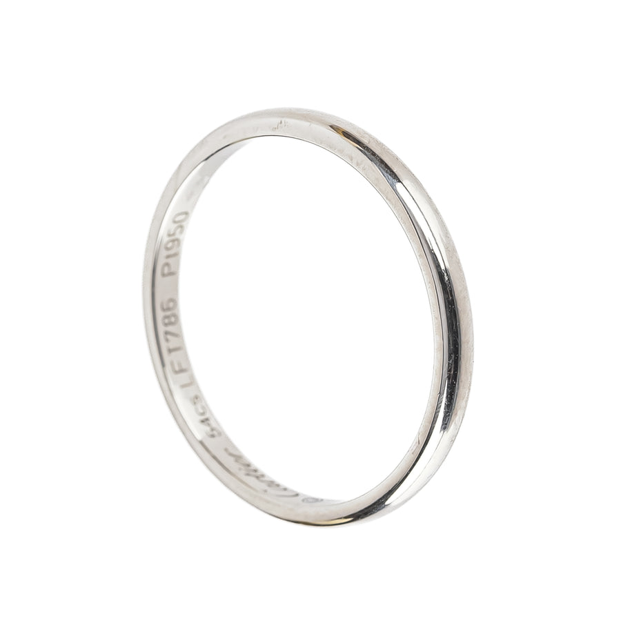 CARTIER PT950 1895 Wedding Band