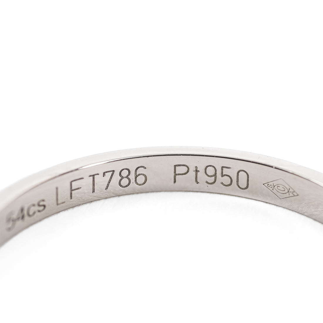 CARTIER PT950 1895 Wedding Band