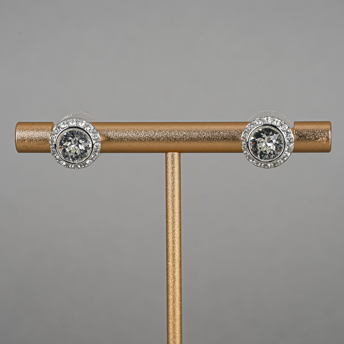 SWAROVSKI Silver Tone Angelic Studs