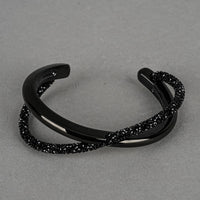 SWAROVSKI Black Crossover Bangle