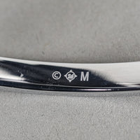 SWAROVSKI Silver Tone Studded Hinged Tactic Bangle