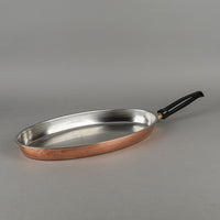 SPRING CULINOX Copper Oval Fish/Flambe Pan