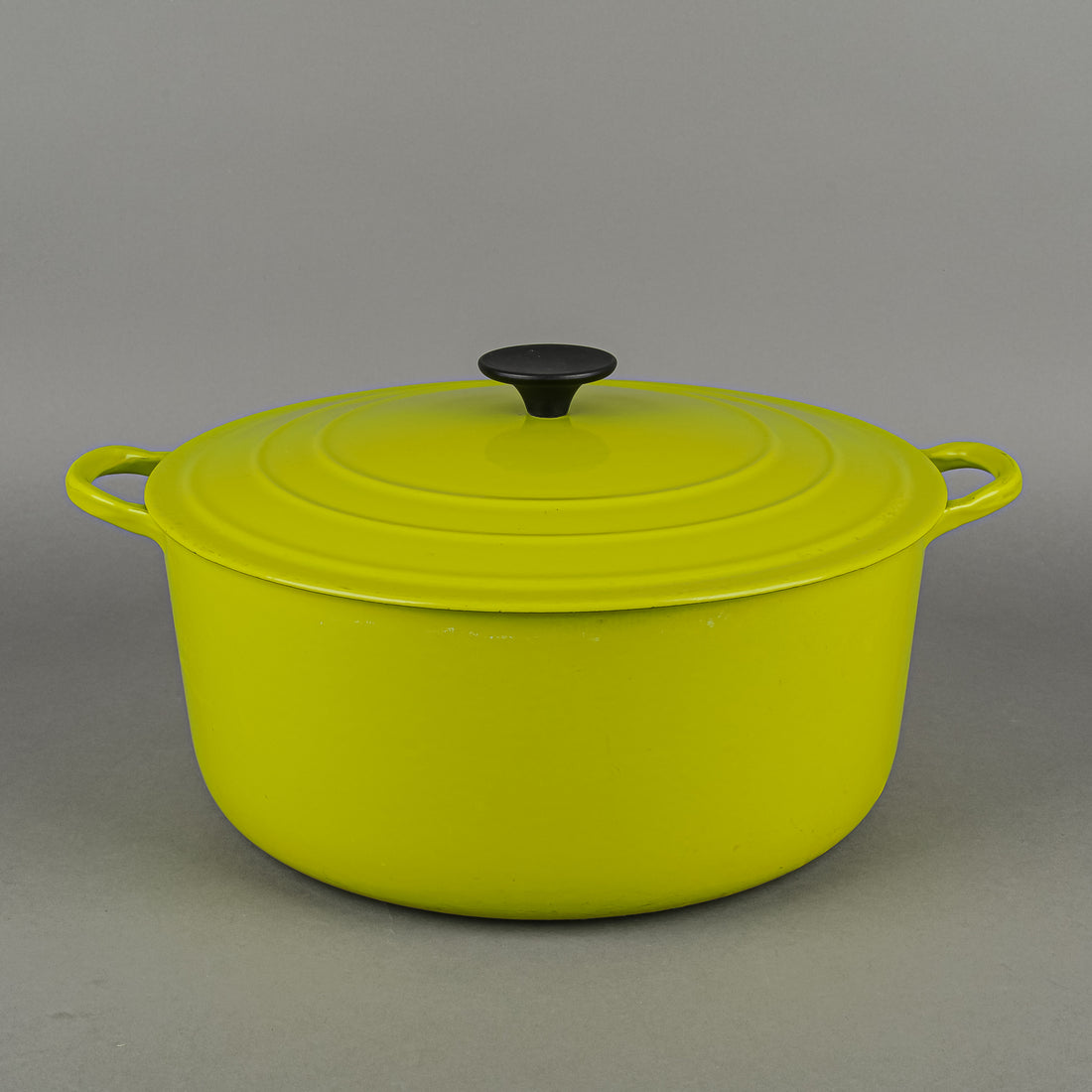 LE CREUSET Enamel Cast Iron 30cm Lidded Dutch Oven Kiwi Green