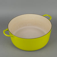 LE CREUSET Enamel Cast Iron 30cm Lidded Dutch Oven Kiwi Green