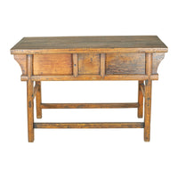 Vintage Asian Pine Altar Table