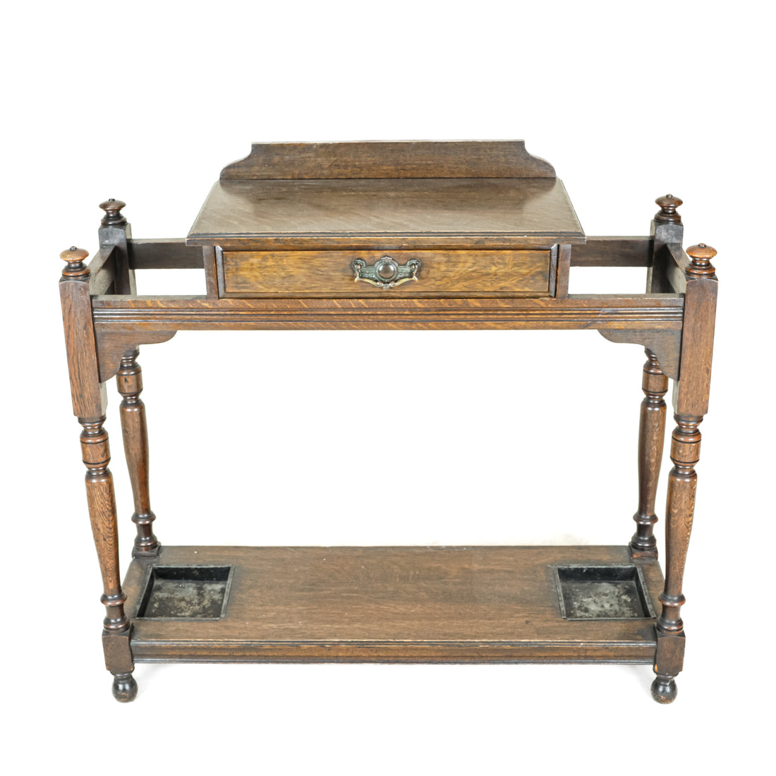 Vintage Oak Umbrella Hall Stand