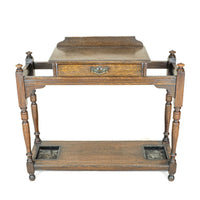 Vintage Oak Umbrella Hall Stand