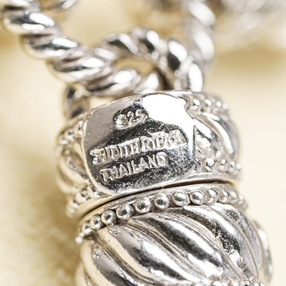 JUDITH RIPKA Sterling Silver Cubic Zirconia Smokey Quartz Heart Pendant Necklace