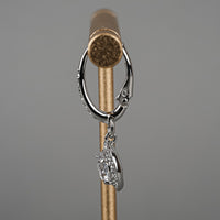 SWAROVSKI Silver Tone Una Angelic Drop Earrings