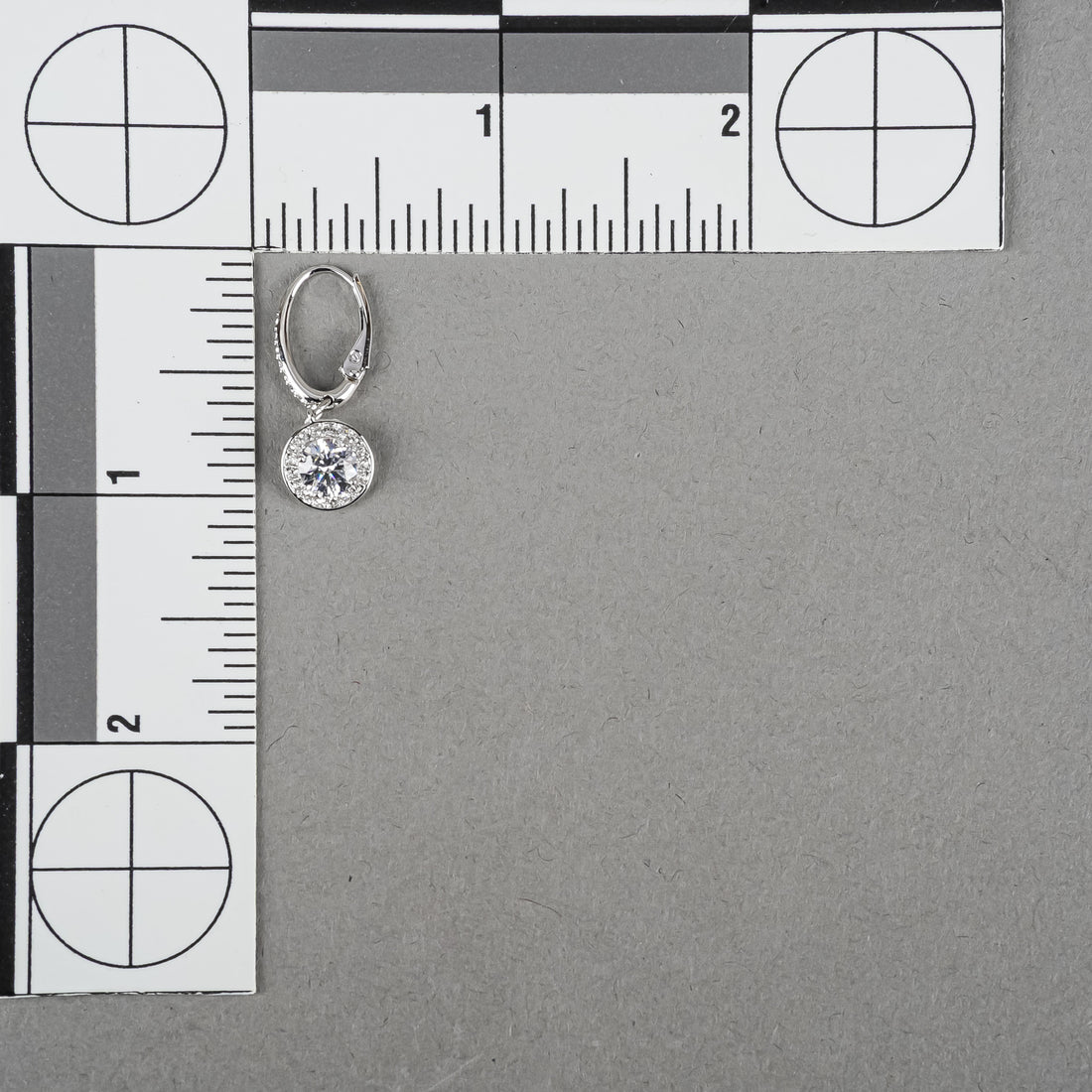 SWAROVSKI Silver Tone Una Angelic Drop Earrings