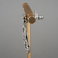 SWAROVSKI Silver Tone Hinged Drop Earrings