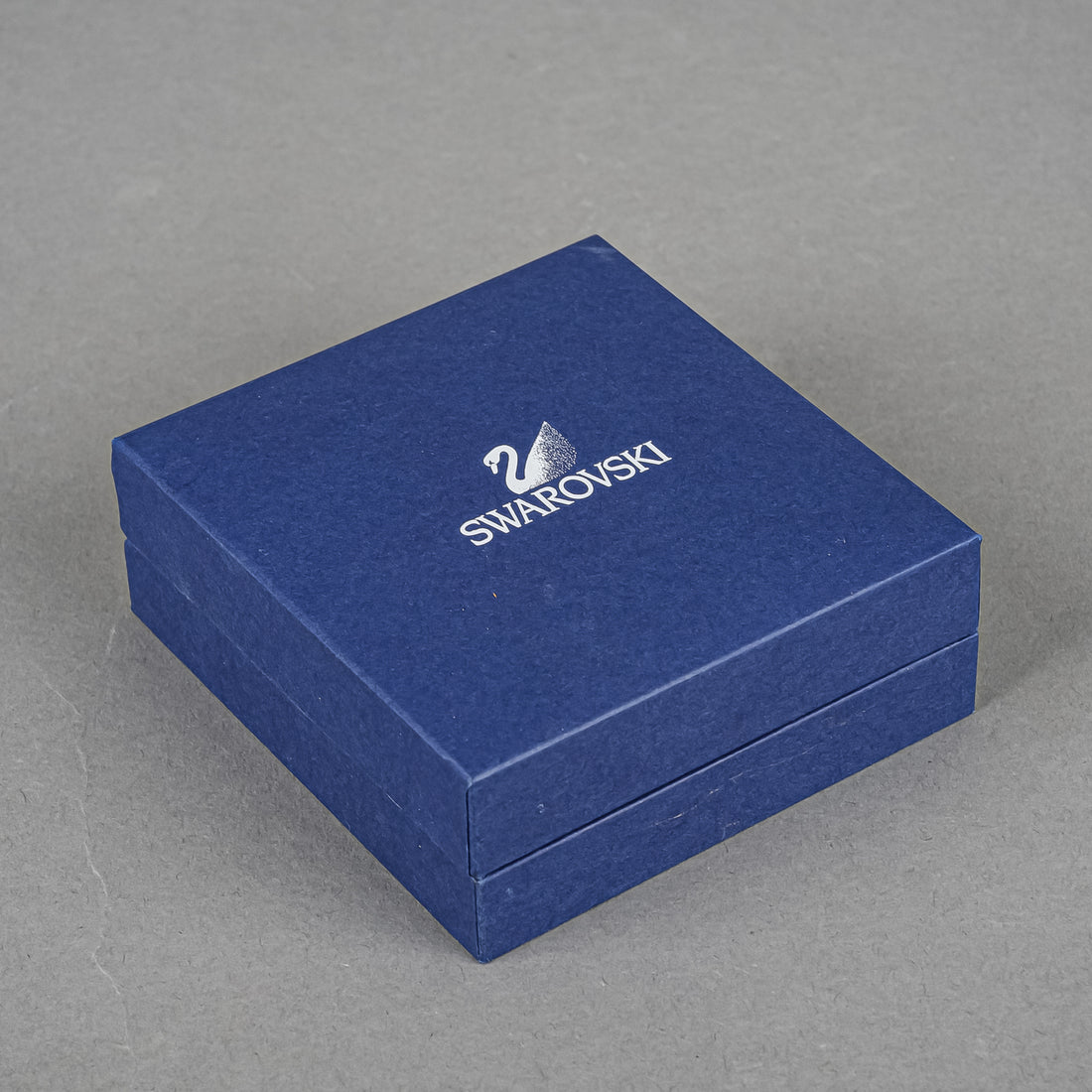 SWAROVSKI Silver Tone Hinged Drop Earrings