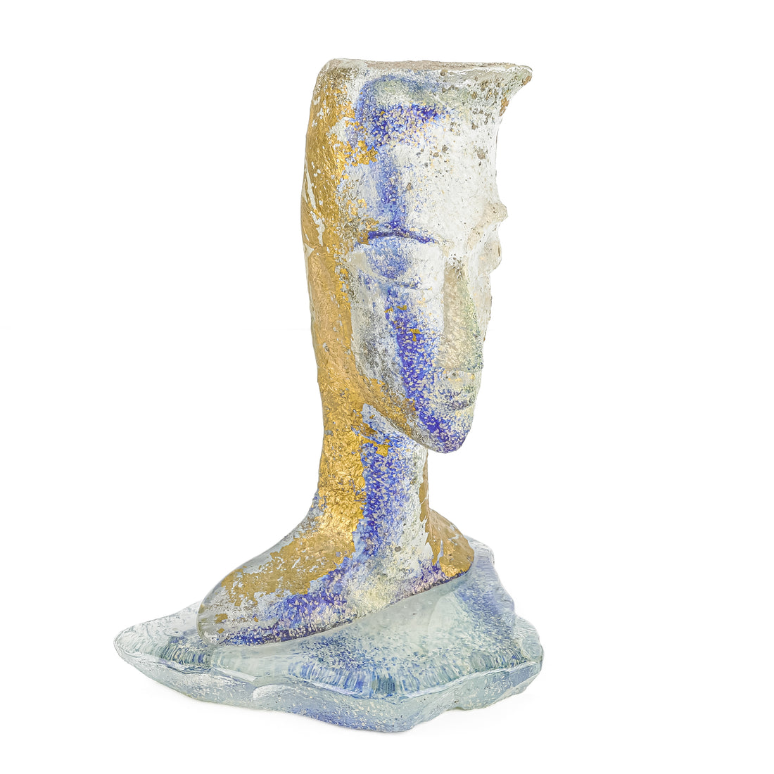 Unknown Artist - Sand Cast Art Glass Bust