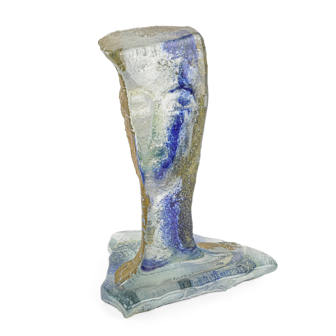 Unknown Artist - Sand Cast Art Glass Bust