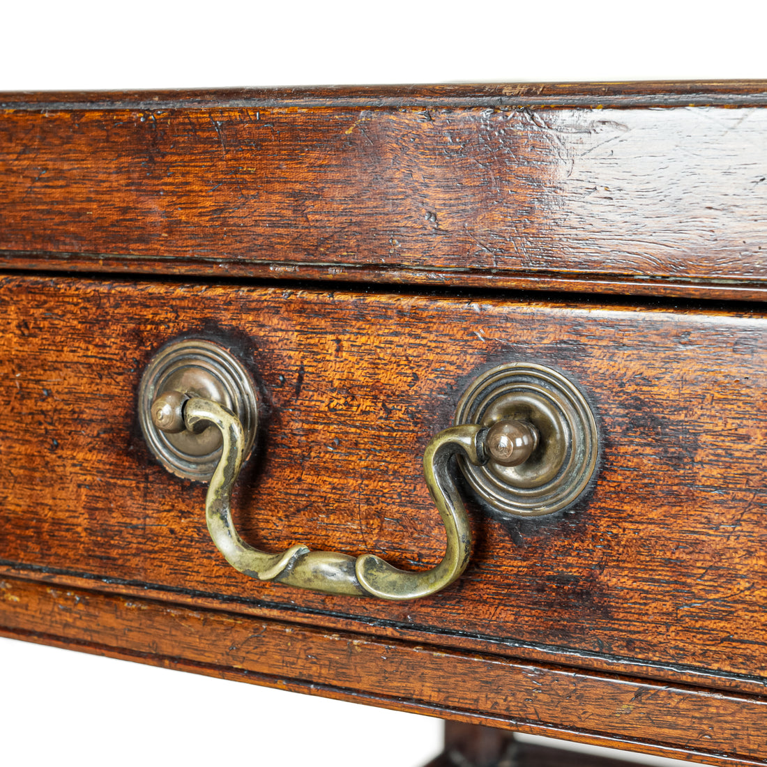 Vintage Walnut End Table With Drawer