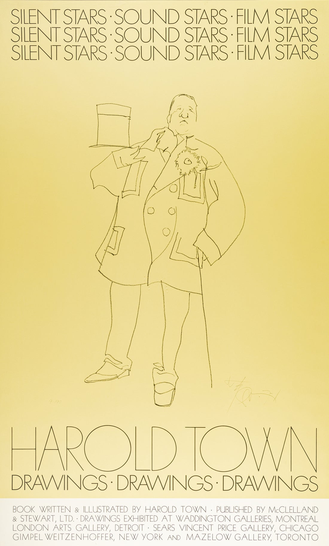 Harold Town, Canada (1924-1990) "Silent Stars Sound Stars Film Stars"