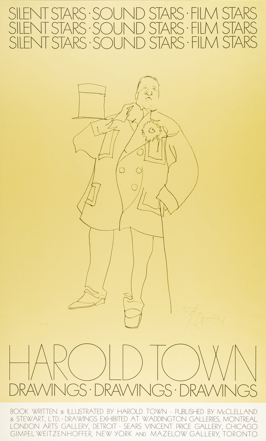 Harold Town, Canada (1924-1990) "Silent Stars Sound Stars Film Stars"