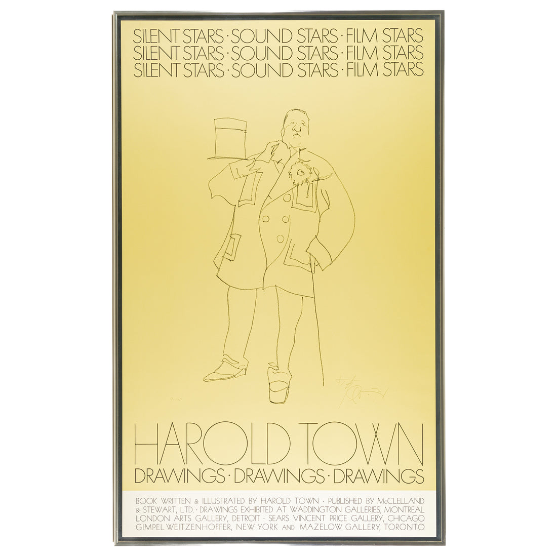 Harold Town, Canada (1924-1990) "Silent Stars Sound Stars Film Stars"