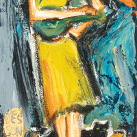 Denis Chiasson (Canadian 1968) "Singer And Cat"