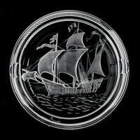 LALIQUE Santa Maria Ashtray