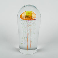LIQUIDS SANDS DESIGN Jellyfish Art Glass Sculpture