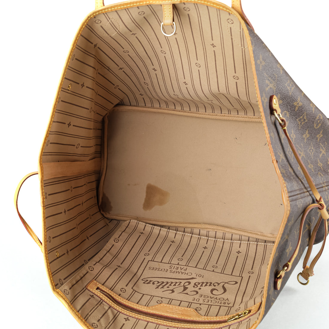 LOUIS VUITTON 2008 Neverfull MM Tote Handbag