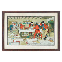 Cecil Aldin (British 1870-1935) "The Fallowfield Hunt Breakfast at the Three Pigeons"