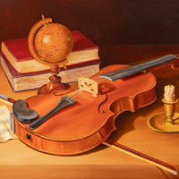 William Pribble (American 1926) Still Life W/Violin