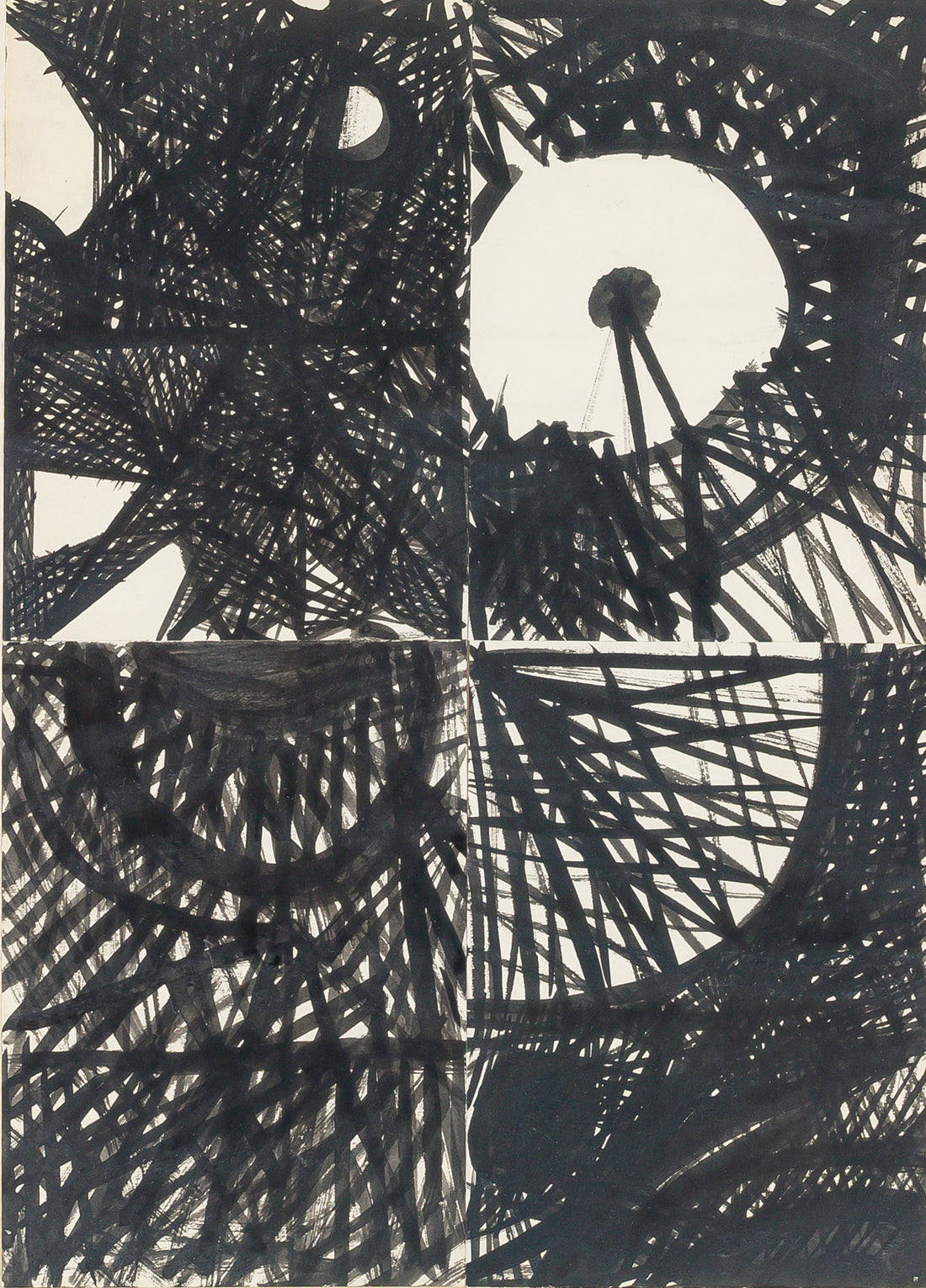 Gerald Gladstone (Canadian 1929-2005) "Environment Group"