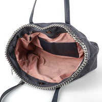STELLA  MCCARTNEY Navy Blue Falabella Handbag