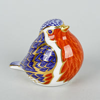ROYAL CROWN DERBY Paperweight Robin
