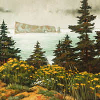 C. Laskaris, "Perce Rock" Oil on canvas
