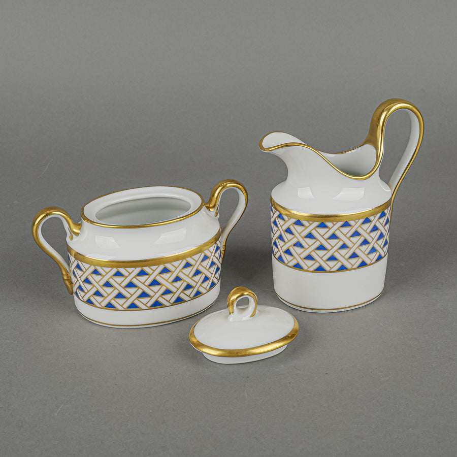 RICHARD GINORI Diamante Blue Tea Set 23 Pieces