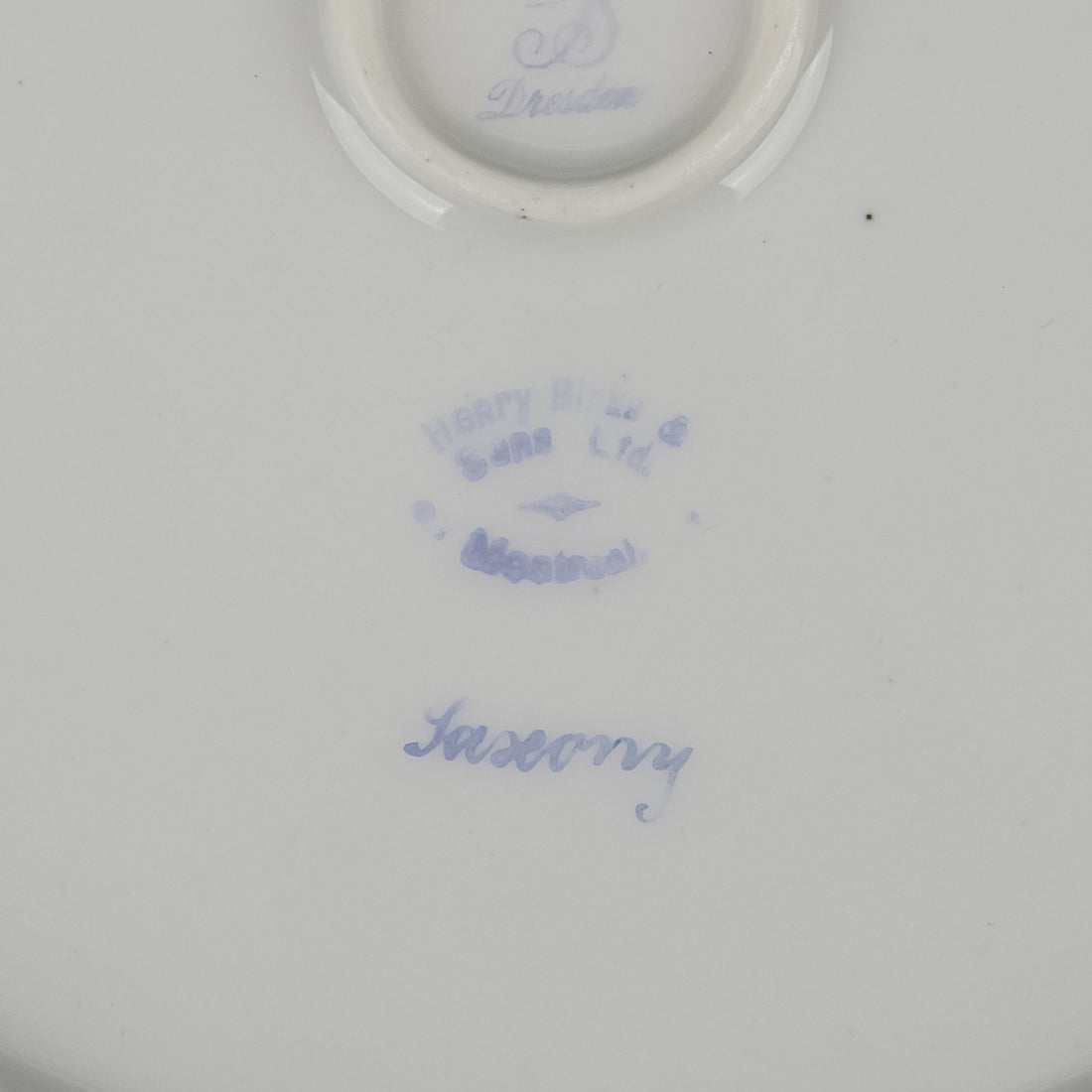 CARL THIEME DRESDEN Saxony Hand Painted Floral Pierced Cake Plate