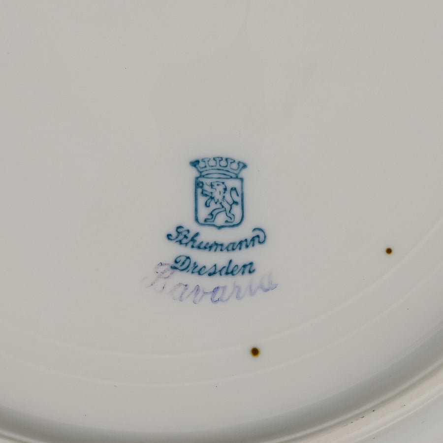 SCHUMANN Chateau Dresden Pierced Dessert Plates Set Of 2