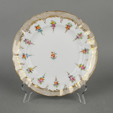 RICHARD KLEMM Dresden Saxony Dessert Plates Set Of 5