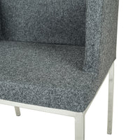 SOHOCONCEPT Soho Metal Armchair Grey