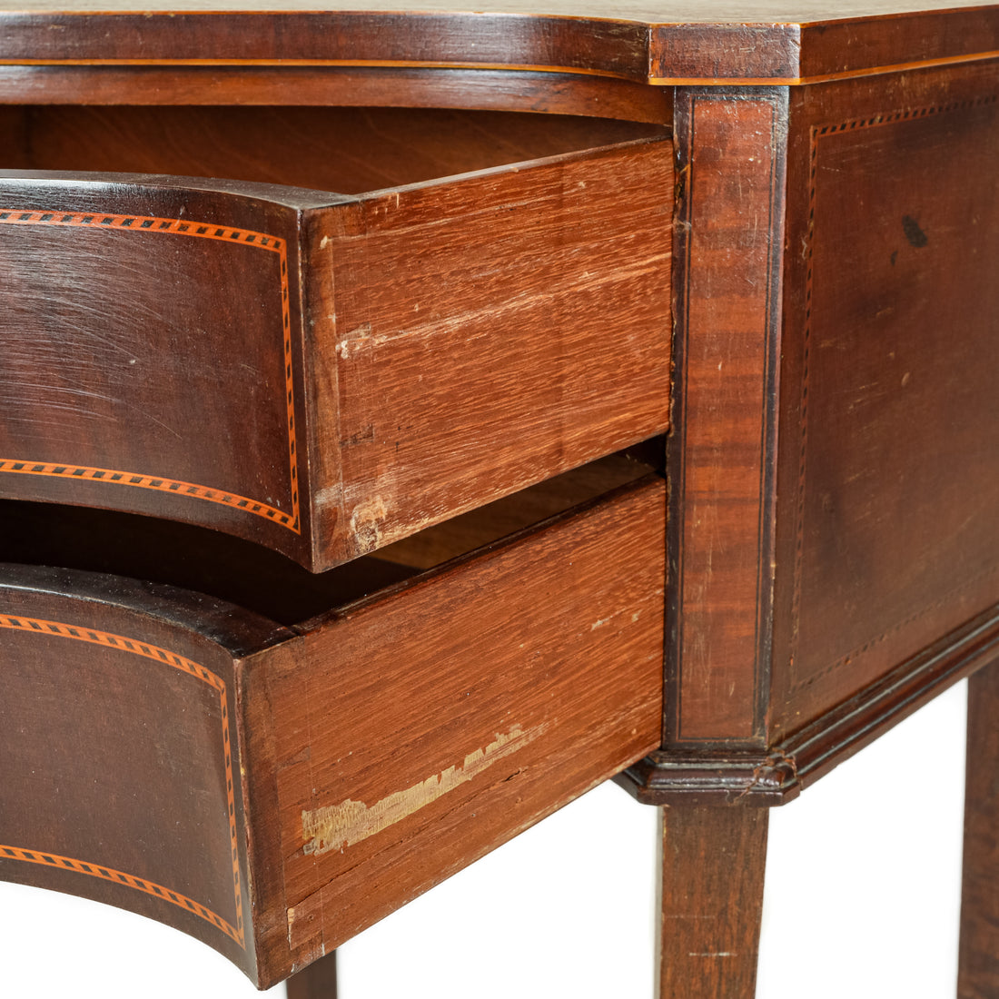 Small Mahogany End Tables Set Of 2