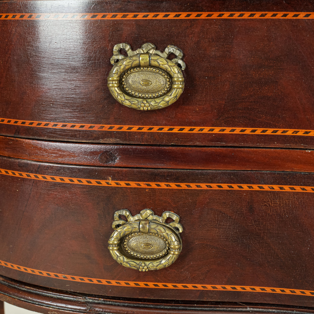 Small Mahogany End Tables Set Of 2