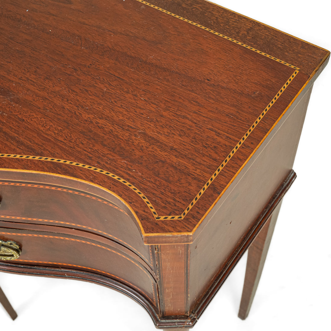 Small Mahogany End Tables Set Of 2