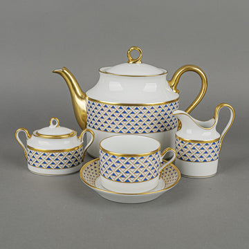 RICHARD GINORI Diamante Blue Tea Set 23 Pieces