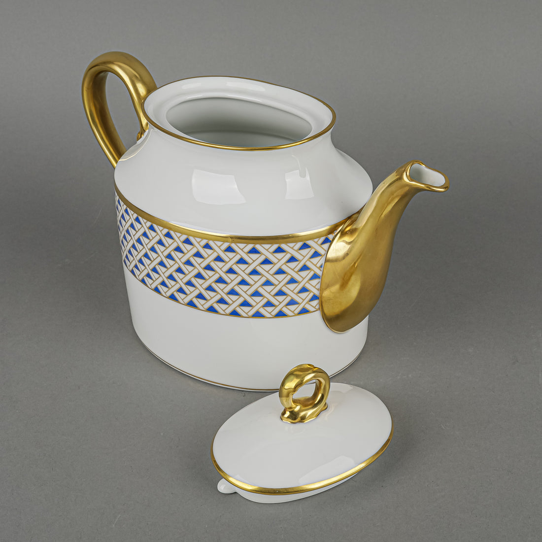 RICHARD GINORI Diamante Blue Tea Set 23 Pieces