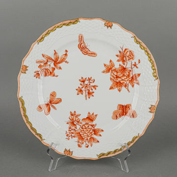 HEREND Fortuna Rust Dinner Plate D10.75"