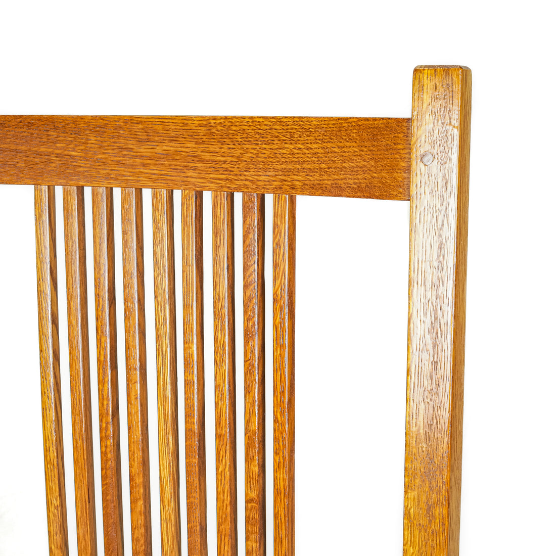 STICKLEY Mission Oak Chairs With Red Leather Set of 8