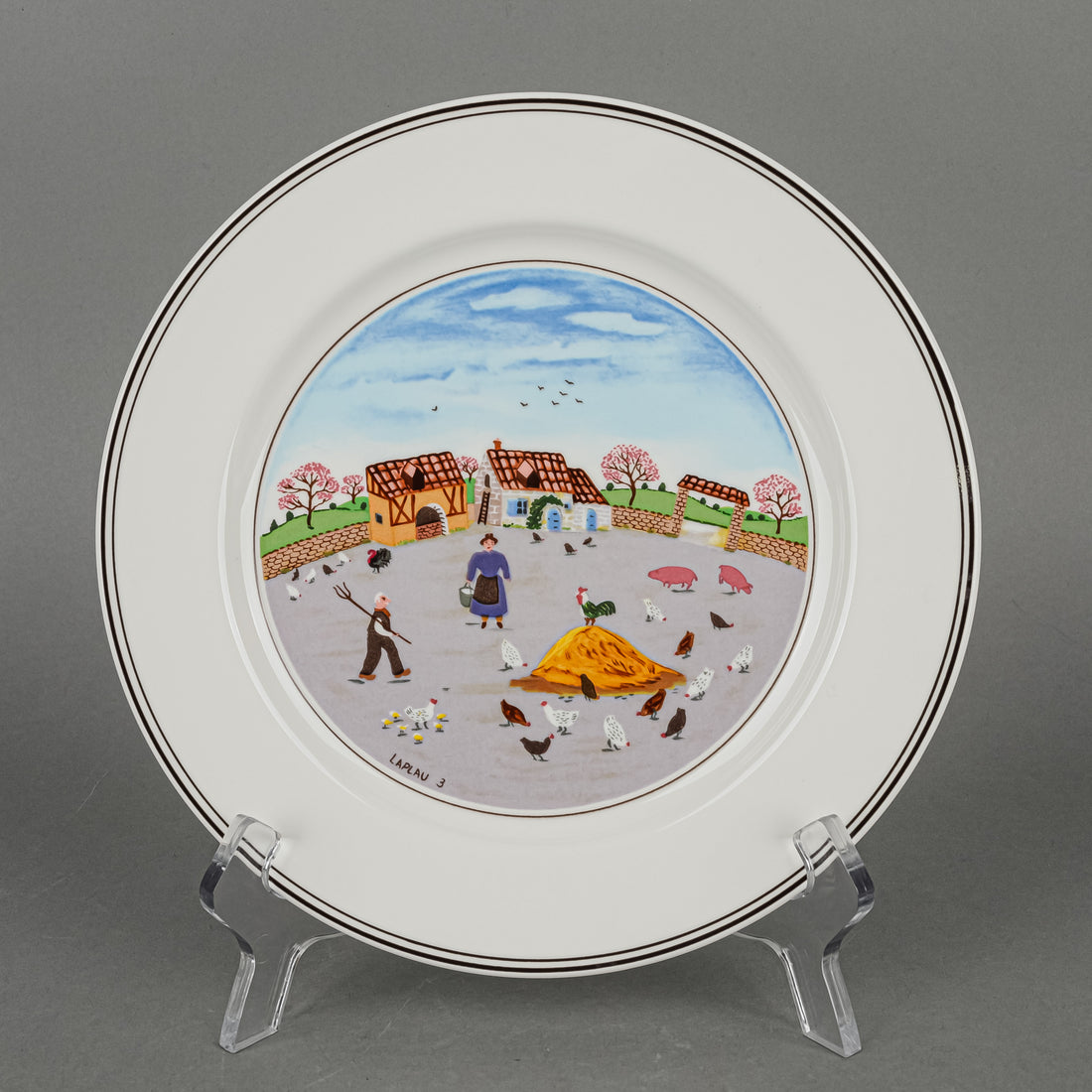 VILLEROY & BOCH Design Naif Salad/Dessert Plates Set Of 6