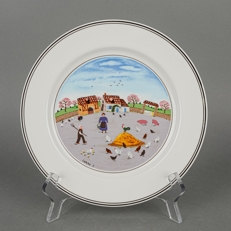 VILLEROY & BOCH Design Naif Salad/Dessert Plates Set Of 6